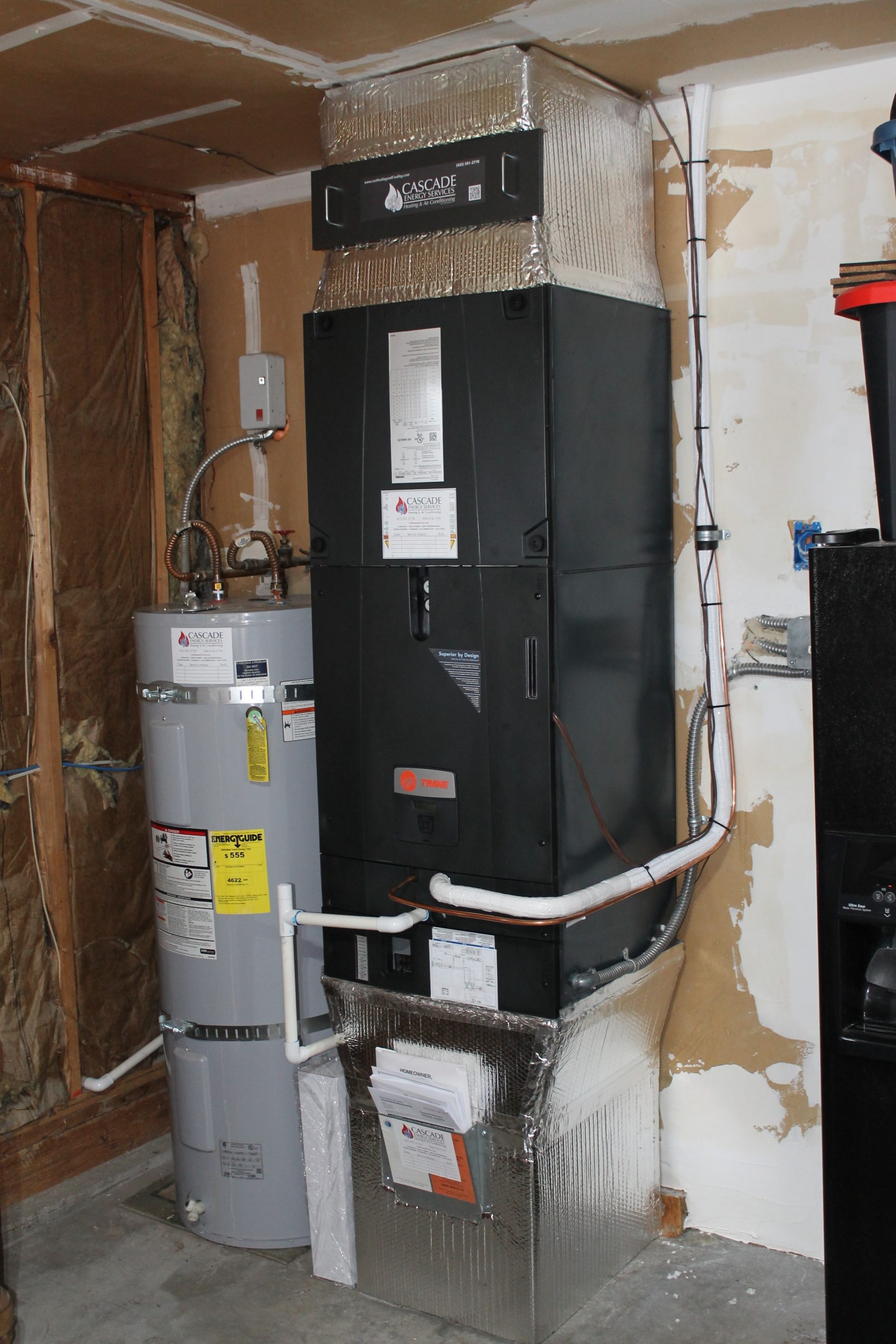 Trane furnace installation and service in Edmonds WA