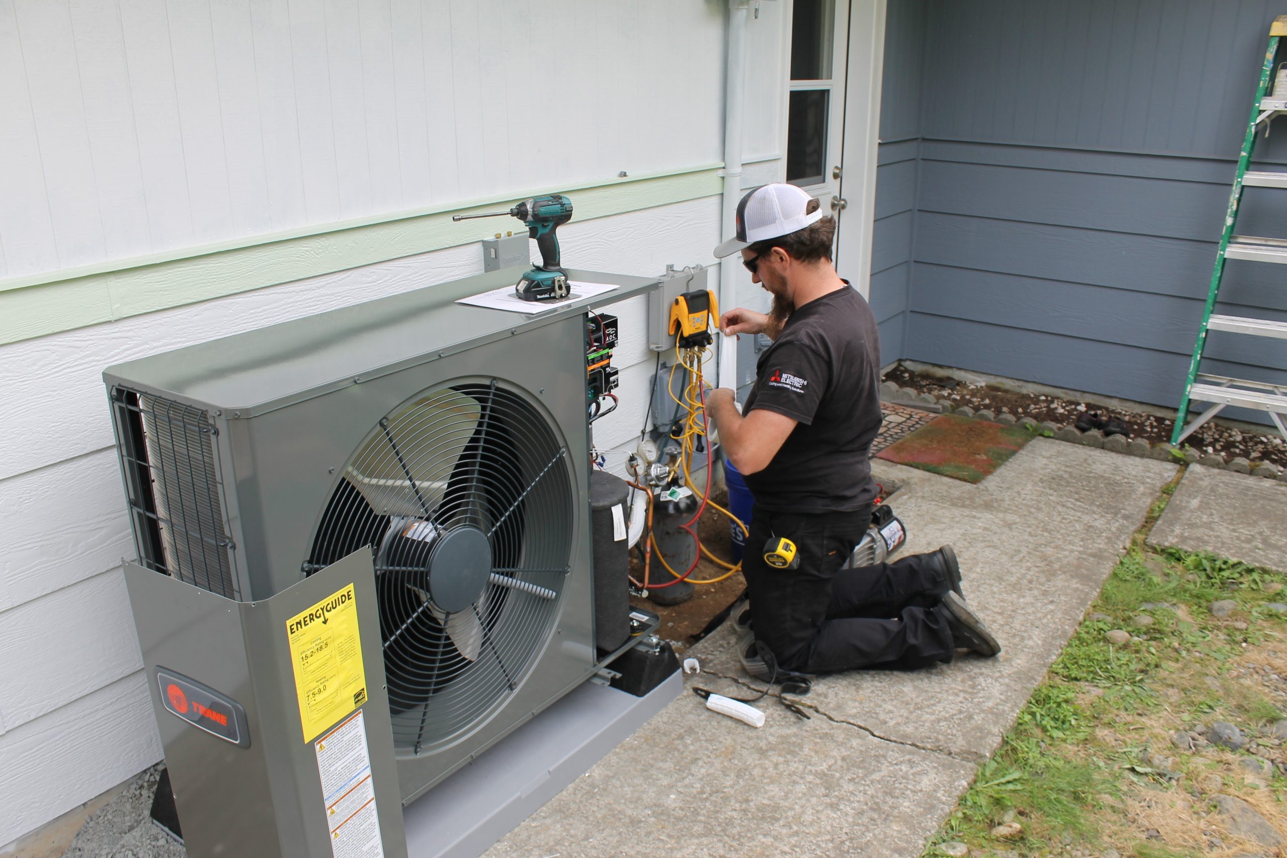Heat pump installation in Edmonds WA